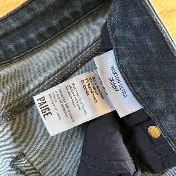 Paige Denim Hoxton Ultra Skinny 30 - Picture 3 of 6